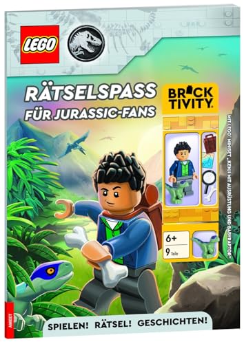 LEGO® Jurassic World™ - Rätselspaß für Jurassic-Fans: mit Minifigur "Kenji mit Ausrüstung und Babyraptor" von AMEET Verlag