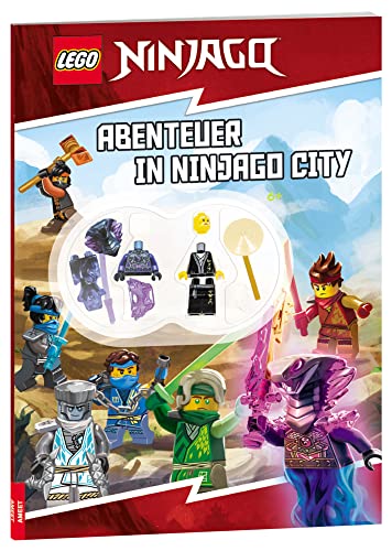 LEGO® NINJAGO® – Abenteuer in Ninjago City: mit zwei LEGO® Minifiguren "Meister Wu" und "Aspheera" von AMEET Verlag