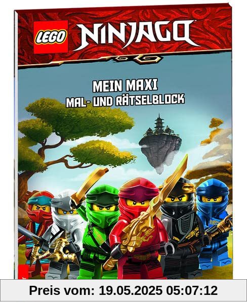 LEGO® NINJAGO® – Mein Maxi Mal- und Rätselblock
