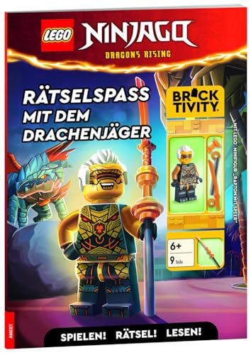 LEGO® NINJAGO® - Rätselspaß mit dem Drachenjäger: mit Minifigur "Rapton mit Speer" von AMEET Verlag