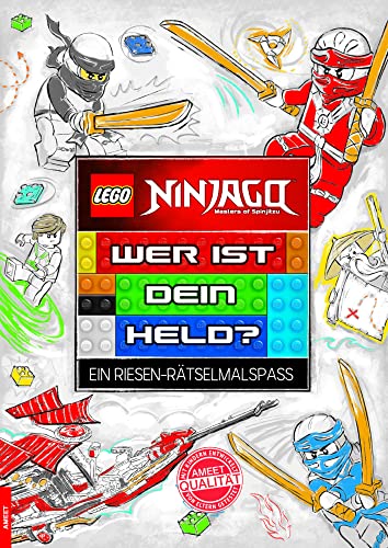 LEGO® NINJAGO™ Wer ist dein Held?: Ein Riesen-Rätselmalspaß von AMEET Verlag
