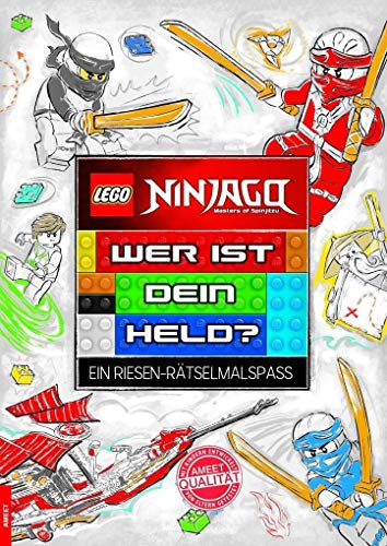 LEGO® NINJAGO™ Wer ist dein Held?: Ein Riesen-Rätselmalspaß