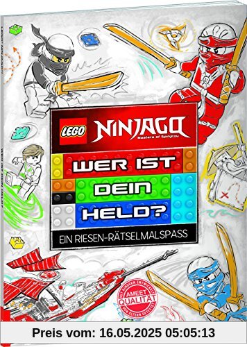LEGO® NINJAGOTM Wer ist dein Held?: Ein Riesen-Rätselmalspaß