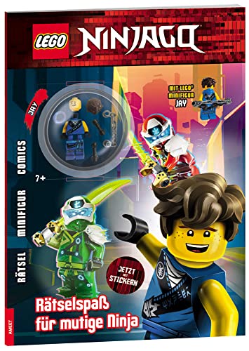 LEGO® Ninjago® – Rätselspaß für mutige Ninja: mit LEGO® Minifigur „Jay“ von AMEET Verlag
