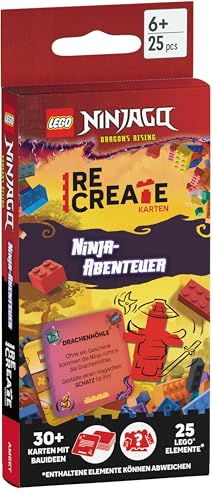 LEGO® - ReCreate Karten - Ninja-Abenteuer: mit LEGO-Elementen (LEGO NINJAGO) von AMEET Verlag