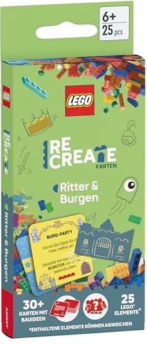 LEGO® - ReCreate Karten - Ritter & Burgen: mit LEGO-Elementen von AMEET Verlag