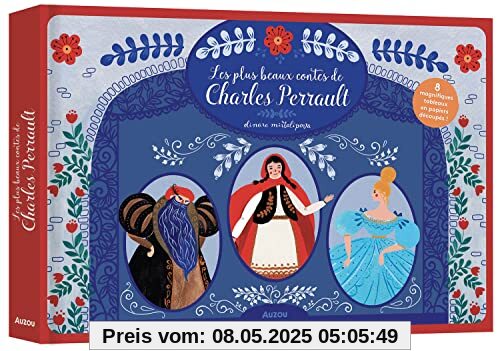 LES PLUS BEAUX CONTES DE CHARLES PERRAULT: 8 magnifiques tableaux en papiers découpés !