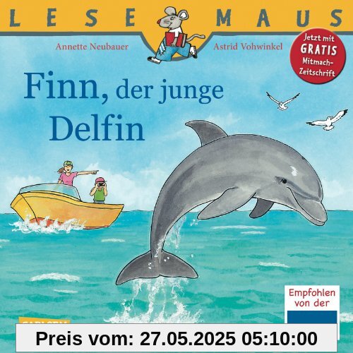 LESEMAUS, Band 127: Finn, der junge Delfin