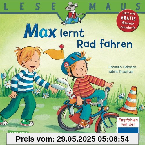 LESEMAUS, Band 20: Max lernt Rad fahren