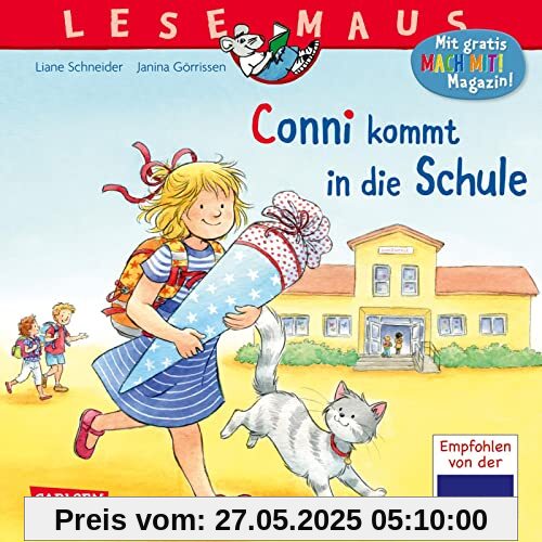 LESEMAUS 101: Conni kommt in die Schule: Kleines Bilderbuch für Vorschulkinder (101)