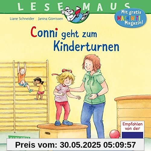 LESEMAUS 114: Conni geht zum Kinderturnen: Bilderbuchgeschichte für Kinder ab 3 zu Sport, Beweglichkeit und Motorik (114)