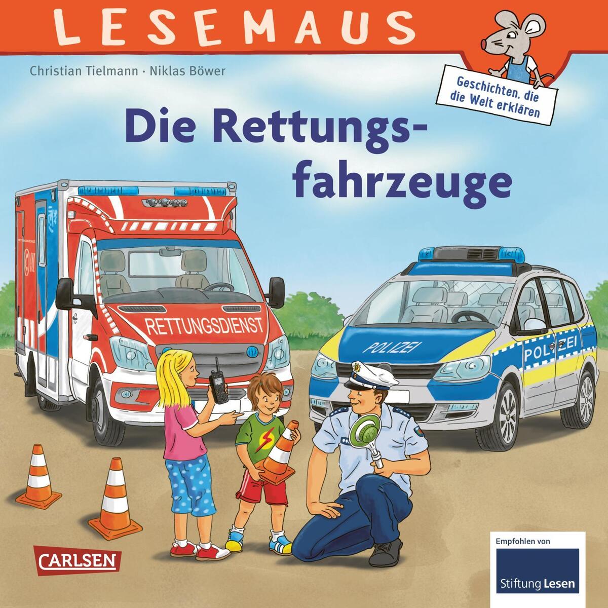 LESEMAUS 158: Die Rettungsfahrzeuge von Carlsen Verlag GmbH