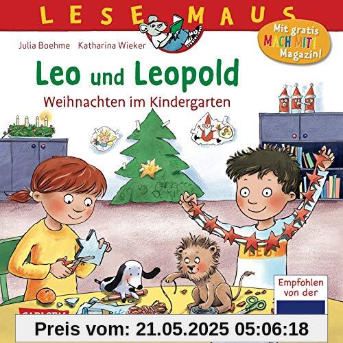 LESEMAUS 163: Leo und Leopold – Weihnachten im Kindergarten (163)