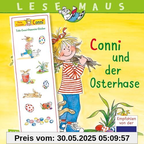 LESEMAUS 77: Conni und der Osterhase: Mit tollem Oster-Stickerbogen | Fröhliche Bilderbuchgeschichte für Kinder ab 3 (77)