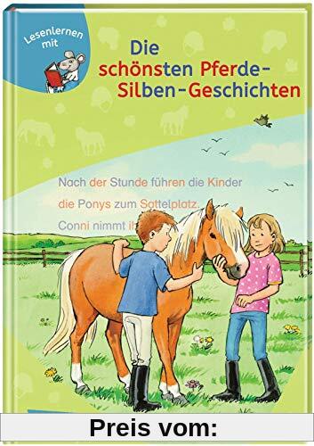 LESEMAUS zum Lesenlernen Sammelbände: Die schönsten Pferde-Silben-Geschichten: Extra Lesetraining – Lesetexte mit farbiger Silbenmarkierung