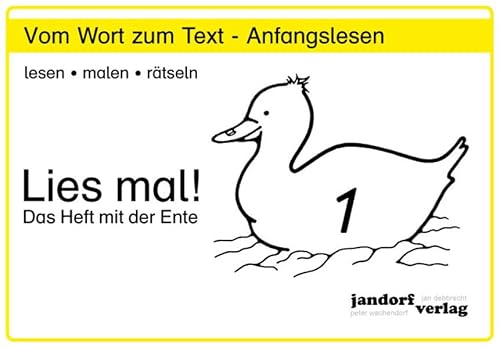 Lies mal! Heft 1: Vom Wort zum Text - Anfangslesen Lies mal! Heft 1: Vom Wort zum Text - Anfangslesen