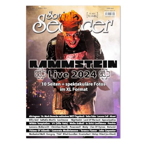 LIMITED: Rammstein Live 2024 – 10 Seiten + spektakuläre Fotos + XXL-Foto-Kollage zum Ausklappen! Sonic Seducer Edition + 06/2024: Rammstein Live 2024 ... zum Ausklappen! + Ausgabe 06/2024 von Sonic Seducer