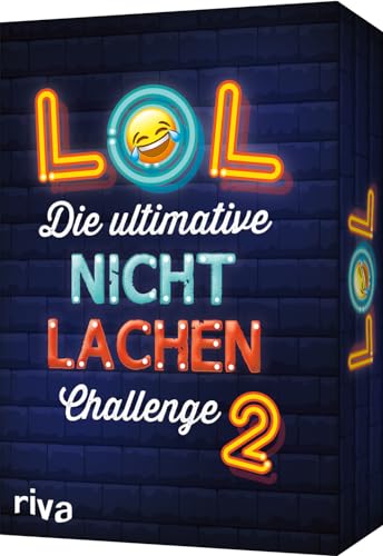 LOL – Die ultimative Nicht-lachen-Challenge 2: Mit neuen Witzen, Flachwitzen und Scherzfragen. Teil 2 des Bestseller-Spiels. Ab 8 Jahren. Das perfekte Partyspiel