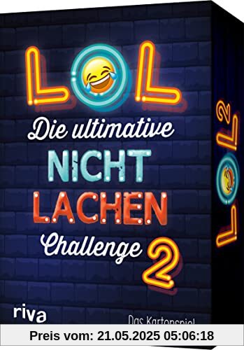 LOL – Die ultimative Nicht-lachen-Challenge 2: Das Kartenspiel. Mit neuen Witzen, Flachwitzen und Scherzfragen. Teil 2 des Bestseller-Spiels. Ab 8 Jahren. Das perfekte Partyspiel