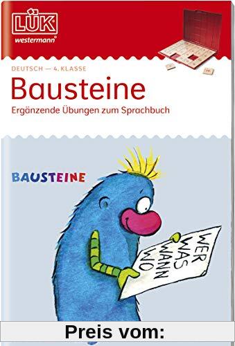 LÜK-Übungshefte: LÜK: 4. Klasse - Deutsch: Bausteine - Ergänzende Übungen zum Sprachbuch (Doppelband): Bausteine Deutsch / 4. Klasse - Deutsch: ... (LÜK-Übungshefte: Bausteine Deutsch)