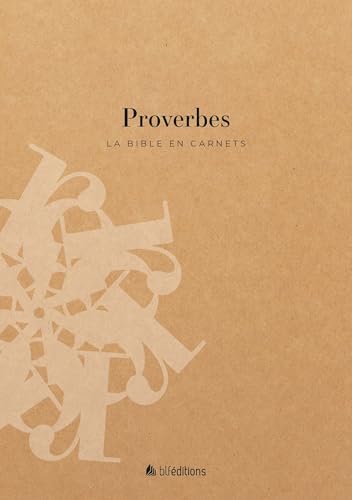 Proverbes: La Bible en carnets von BLF Éditions