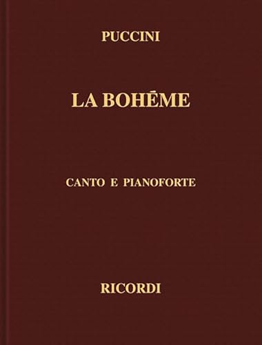 La Boheme: Canto E Pianoforte