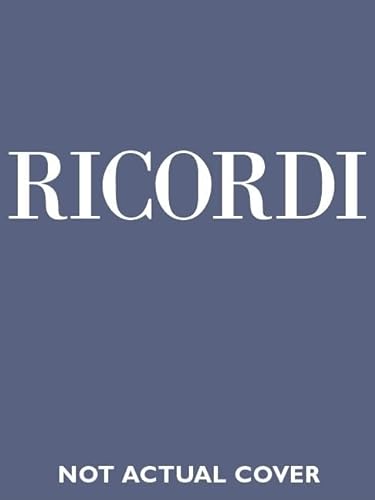 La Cenerentola, Volume 1 & 2: Vocal Score (Ricordi Opera Vocal Score) von Ricordi