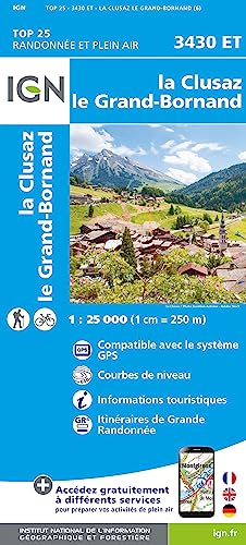 La Clusaz Grand Bornand 1:25 000 (TOP 25)