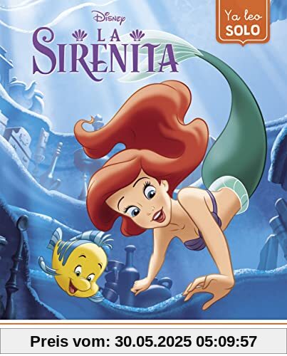La Sirenita. Ya leo solo (Disney. Lectoescritura): Con textos en letra ligada y mayúscula (Aprendo con Disney)