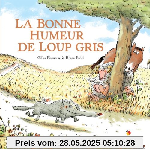La bonne humeur de loup gris