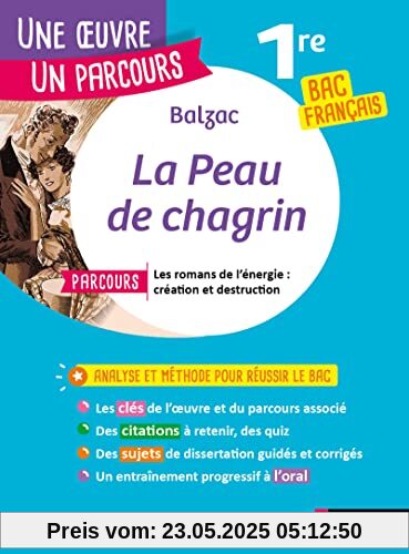 La peau de chagrin - 140: Avec le parcours Les romans de l'énergie : création et destruction La peau de chagrin - 140: Avec le parcours Les romans de l'énergie : création et destruction
