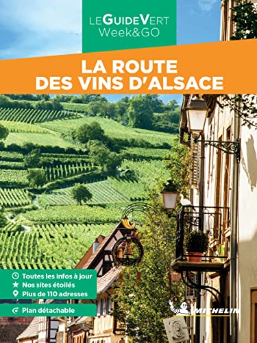 La route des vins d'Alsace (Le Guide Vert) von Michelin