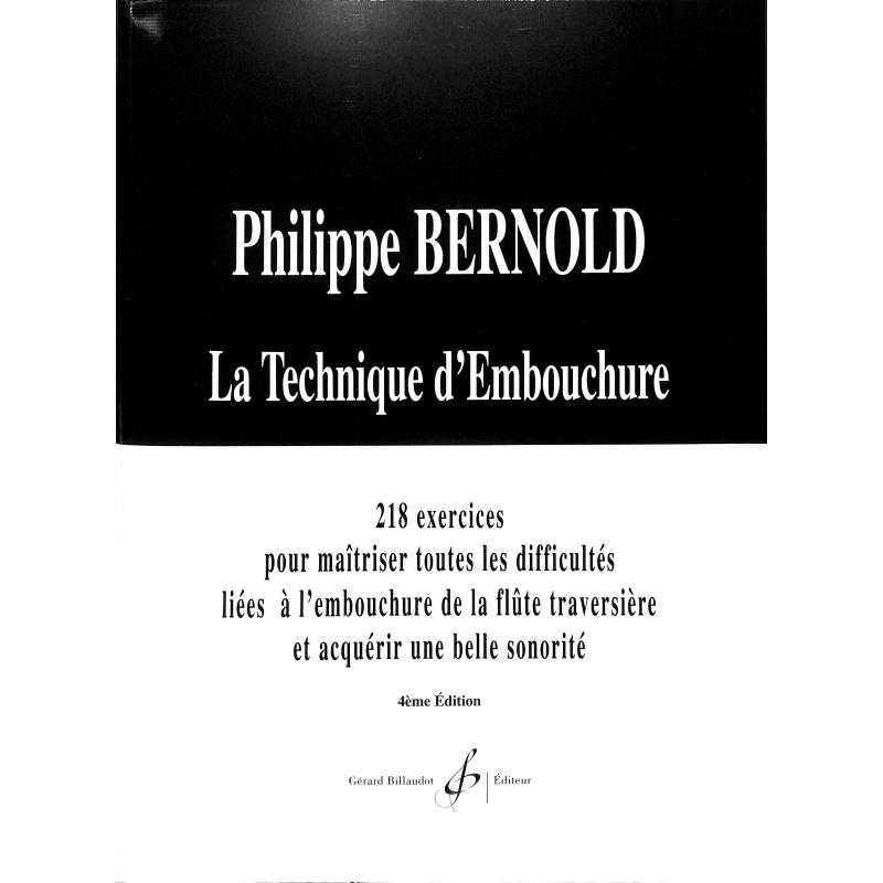 La technique d'embouchure