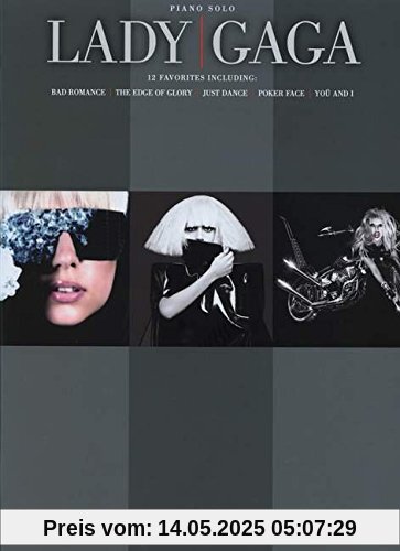 Lady Gaga Piano Solo Songbook Piano BK