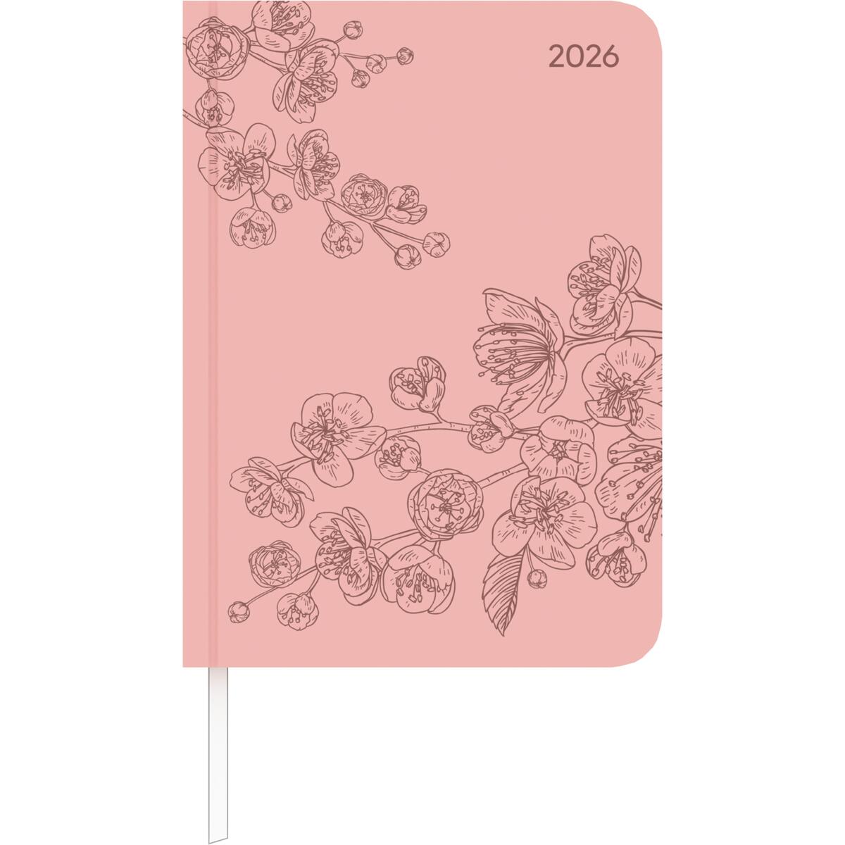 Lady Journal Deluxe Salmon 2026 - Taschen-Kalender A6 (10,7x15,2 cm) - Tucson Ei... von Neumann Verlage GmbH & Co