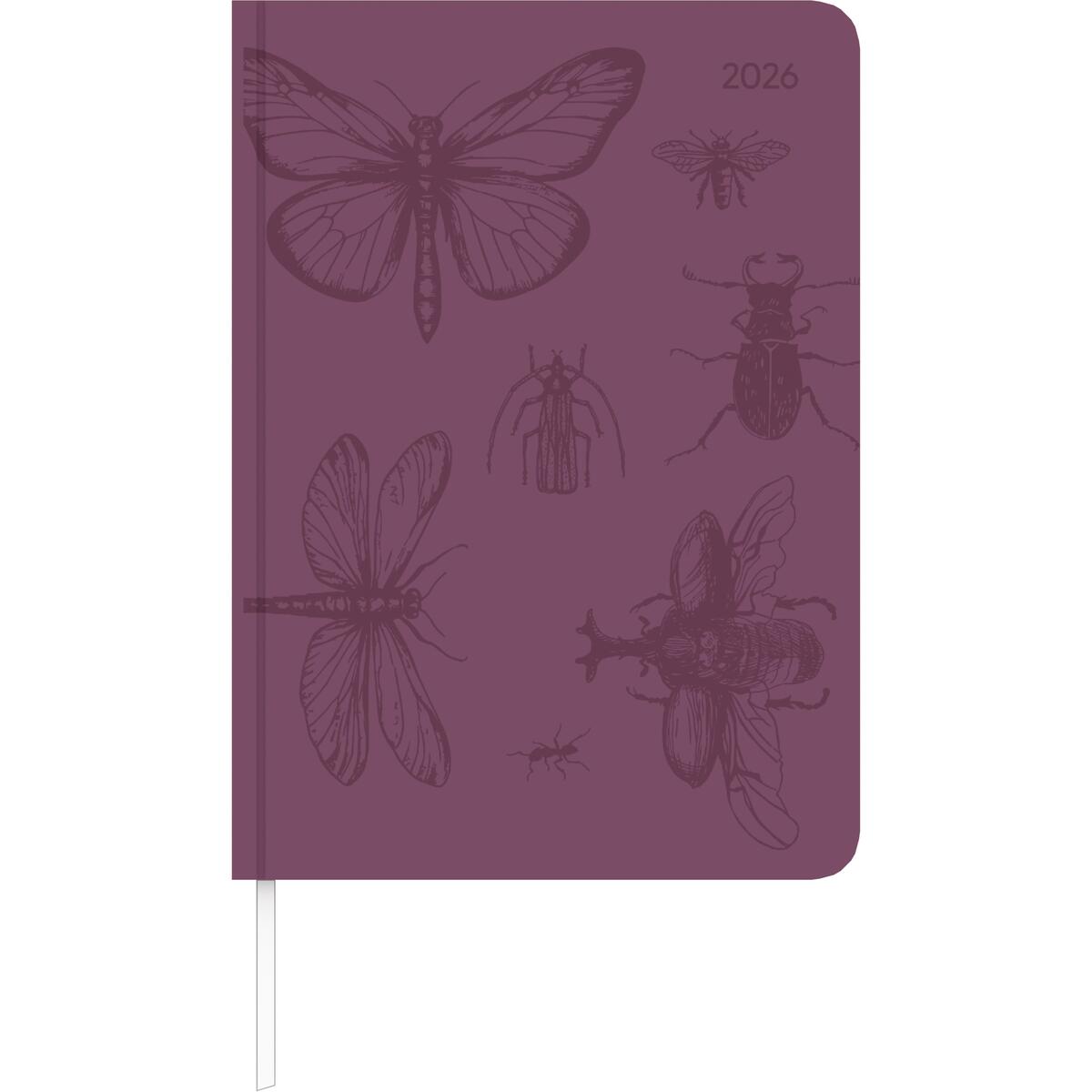 Lady Journal Grande Deluxe Purple 2025 - Taschen-Kalender A5 (15x21 cm) - Tucson... von Neumann Verlage GmbH & Co