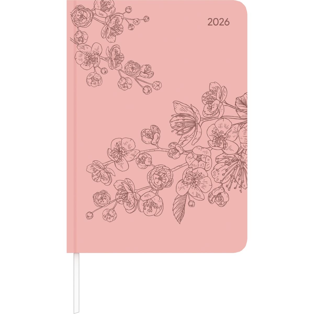 Lady Journal Grande Deluxe Salmon 2026 - Taschen-Kalender A5 (15x21 cm) - Tucson... von Neumann Verlage GmbH & Co