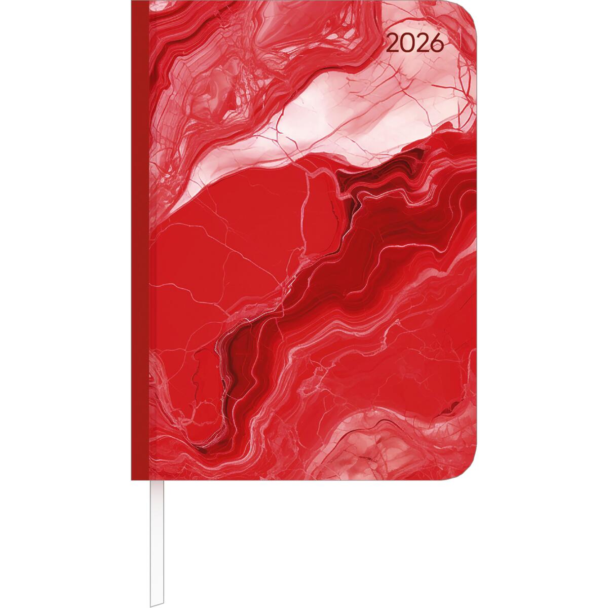 Lady Journal Marble 2026 - Taschenkalender A6 (10,7x15,2 cm) - Weekly - 192 Seit... von ALPHA EDITION GmbH