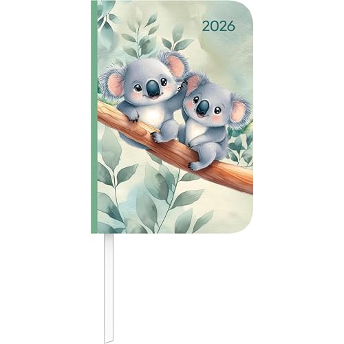 Lady Journal Mini Koala 2026 - Taschen-Kalender 8x11,5 cm - Muster - Weekly - 144 Seiten - Notiz-Buch - Alpha Edition Lady Journal Mini Koala 2026 - Taschen-Kalender 8x11,5 cm - Muster - Weekly - 144 Seiten - Notiz-Buch - Alpha Edition von ALPHA EDITION