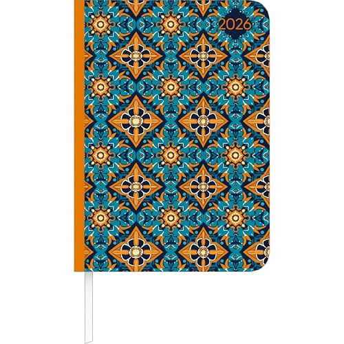 Lady Journal Oriental Pattern 2026 - Taschenkalender A6 (10,7x15,2 cm) - Weekly - 192 Seiten - Notiz-Buch - Termin-Planer - Alpha Edition von ALPHA EDITION