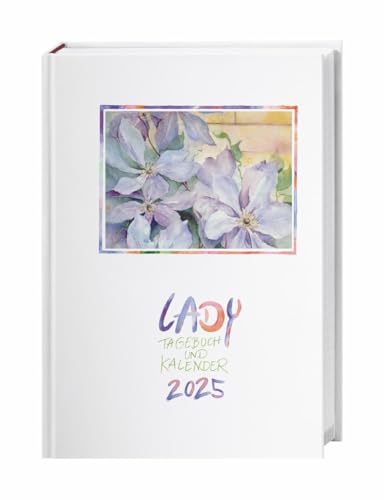 Lady Tagebuch A5 2025: Liebevoll gestalteter Taschenkalender mit Zitaten und Kunstwerken. Praktischer Buchkalender A5 2025 mit viel Raum für Notizen. (Kalenderbücher Heye) von Heye