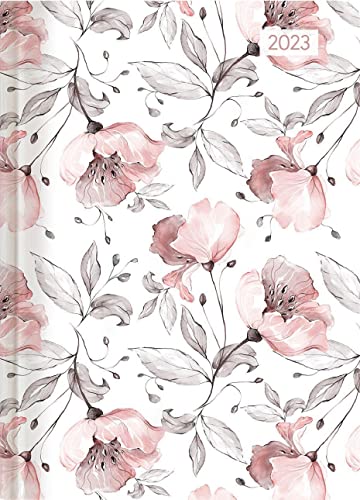 Ladytimer Grande Flowers 2023 - Taschen-Kalender A5 (15x21 cm) - Blume - Notiz-Buch - Weekly - 128 Seiten - Alpha Edition von Alpha Edition