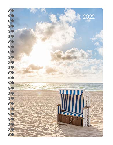 Ladytimer Ringbuch Beach 2022 - Taschen-Kalender A5 (15x21 cm) - Schüler-Kalender - Weekly - Ringbindung - 128 Seiten - Alpha Edition von Alpha Edition