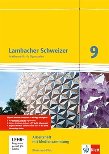 Lambacher Schweizer Mathematik 9. Ausgabe Rheinland-Pfalz: Arbeitsheft plus Lösungsheft und Lernsoftware Klasse 9 (Lambacher Schweizer. Ausgabe für Rheinland-Pfalz ab 2012) von Klett Ernst /Schulbuch