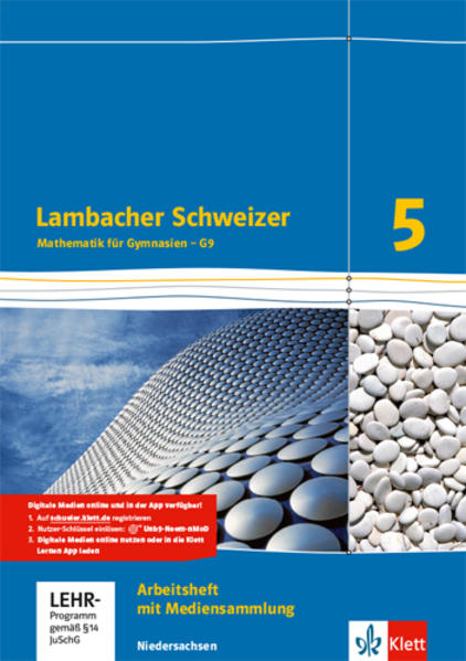 Lambacher Schweizer. 5. Schuljahr G9. Arbeitsheft plus Lösungsheft und Lernsoftware. Niedersachsen von Klett Ernst /Schulbuch