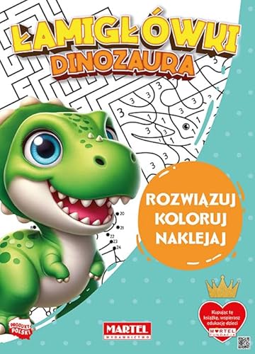 Łamigłówki dinozaura z naklejkami Łamigłówki dinozaura z naklejkami von Martel