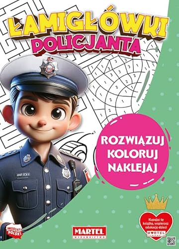 Łamigłówki policjanta z naklejkami von Martel