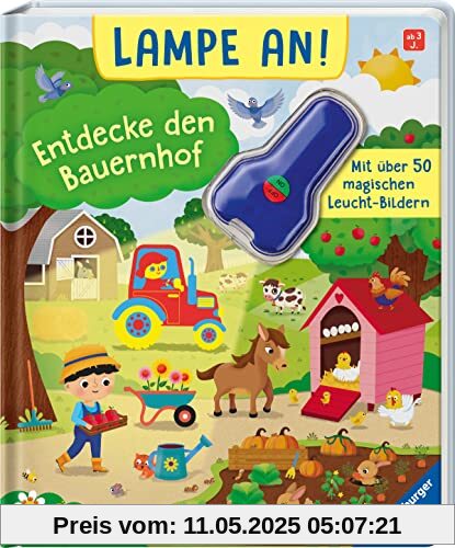 Lampe an! Entdecke den Bauernhof: Mit über 50 magischen Leucht-Bildern
