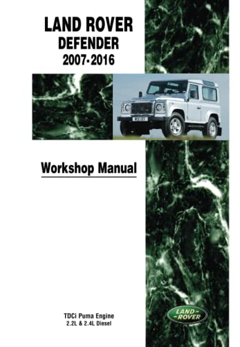 Land Rover Defender 2007-2016 Workshop Manual von Brooklands Books Ltd.