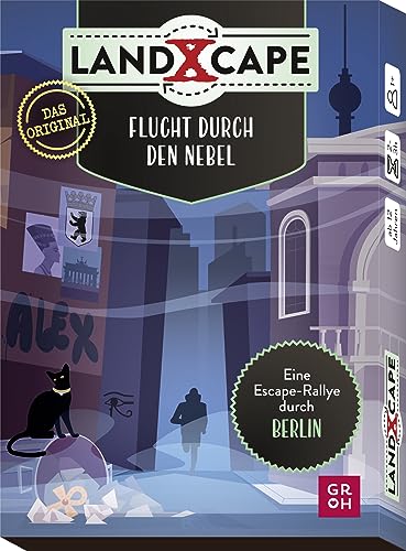 LandXcape - Flucht durch den Nebel: Eine Escape-Rallye quer durch Berlin | Mehrfach spielbares Escape Game für Kinder ab 12 & Erwachsene (Regionale Exit-Spiele-Krimis)